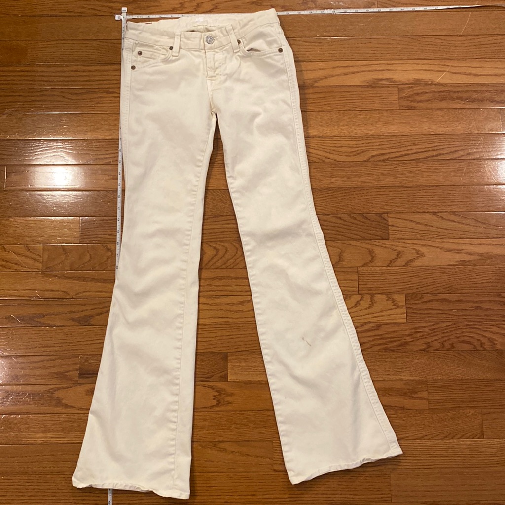 Flare White Stretch Denim